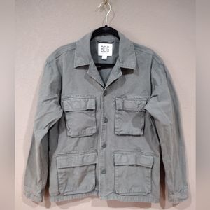 Urban Outfitters BDG Military Cargo Pocket Olive Green Chore Utility Jacket